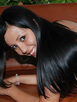 Camilia masturbates with her blue toy