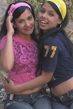 Gigi and Maria have some lesbian fun after they slide out of their jeans