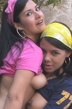 Gigi and Maria have some lesbian fun after they slide out of their jeans