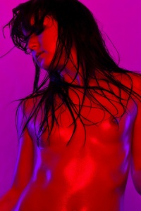 Babyoil Fetish: Jen covered in babyoil