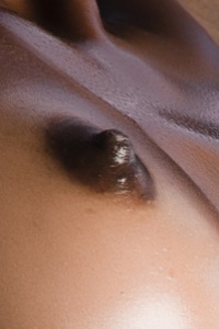 Babyoil Fetish: Natasha covered in oil