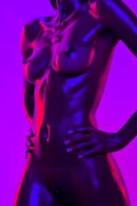 Babyoil Fetish: Natasha gets slippery