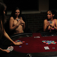 Bailey and Carlotta and Misty Three Girl Strip Poker
