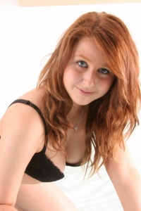 Chubby Girls: Lucy is a pretty chubby ginger girl