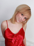Black panties and silk nightie