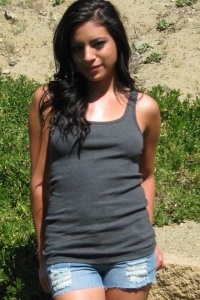 Kelly XoXo: White panties and jean shorts