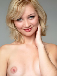 Sweet Confusion - Innocent Petra is showing pink. See this blonde babe with small tits and long flexible legs now.