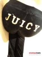 Anastasia Harris just in her Juicy pants at home