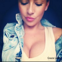Gracie Lewis strips from her denim and pants