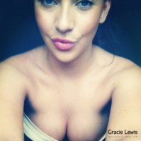 Gracie Lewis strips from her denim and pants