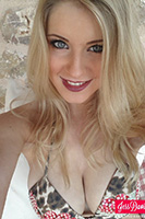 Jess Davies strips her hot little bikini, this sexy self shot photoset found inside my website