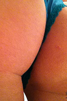 Lucy Anne Slips Off Her Little Blue Bra