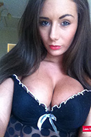 Laura Hollyman Strips Out Of Her Little Blue Top At Home