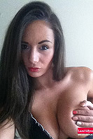 Laura Hollyman Strips Out Of Her Little Blue Top At Home