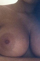 Laura Hollyman Strips Out Of Her Little Blue Top At Home