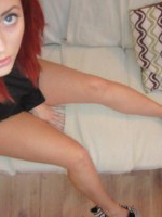 Lucy V relaxes at home and shows off her big boobs