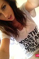 Lauren Pulls Off Her Tight T-Shirt
