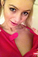 Sweet Summer Slowly Strips Her Fuzzy Onsie