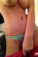 Sweet Summer Slowly Strips Her Fuzzy Onsie