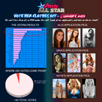 Ali - Vote Her Clothes Off Selection - Round 2