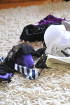 Danielle & Jade-Victoria strip off their tight uniforms
