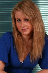 UKTeaze: Lucy in shiny blue