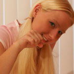 Pretty In Pink Teen Touching