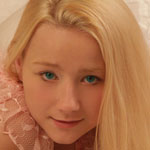 Busty Teen Blonde In Sheer Lingerie